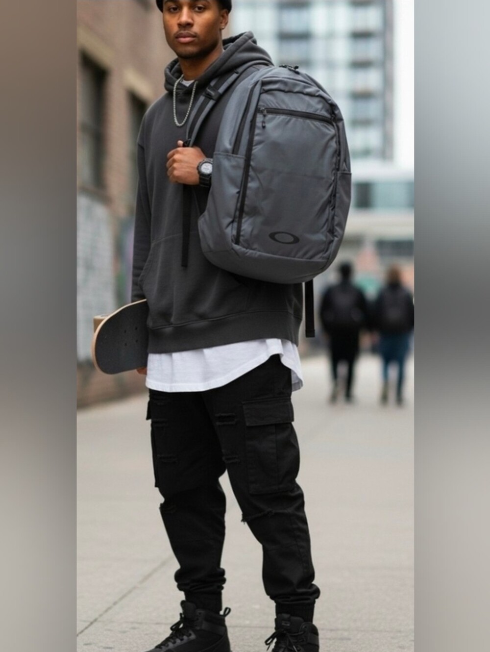 🚌 ✏️ 🍎Oakley Gray Everyday Men's Backpack